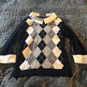 NWOT Collar and Cuff Sweater
